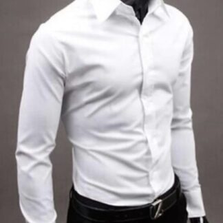 Men’s Long Sleeve Formal Shirt – Classic Office & Business Wear